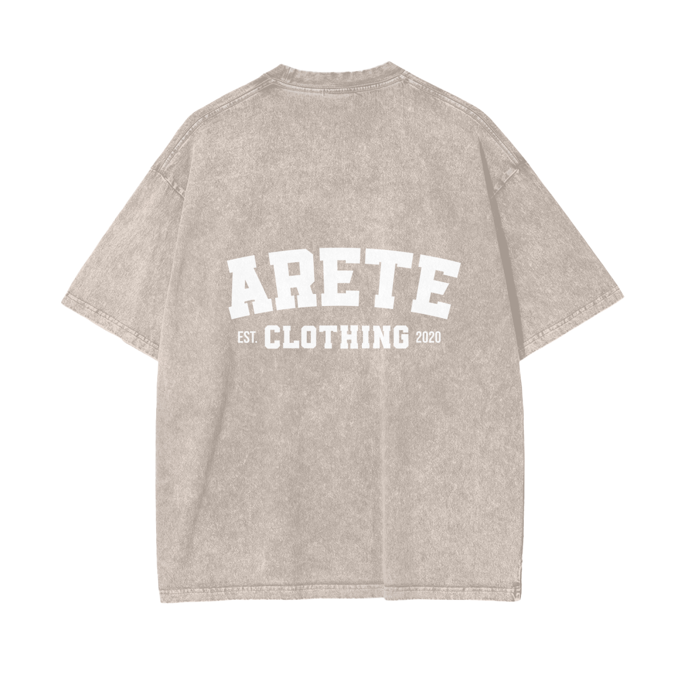 ARETE Classic White Text t-shirt - ARETE