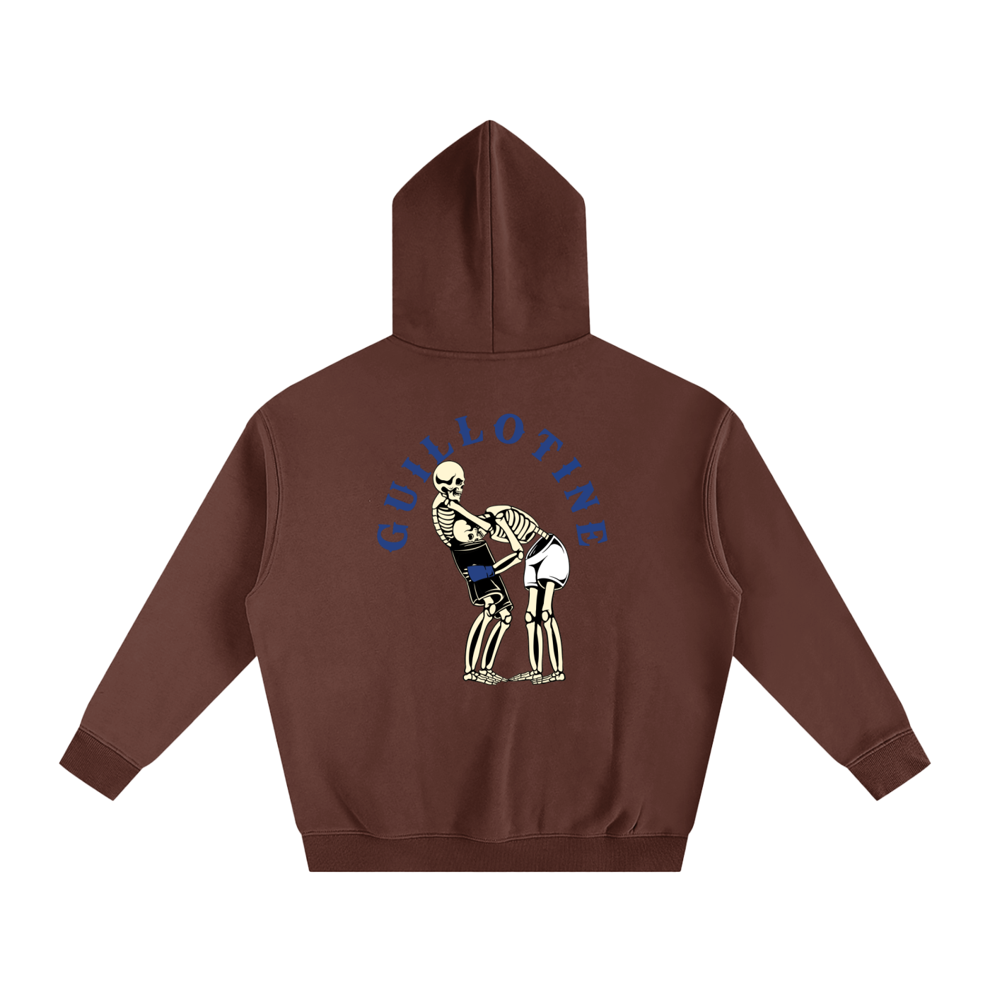 Guillotine Blue Text Hoodie - ARETE
