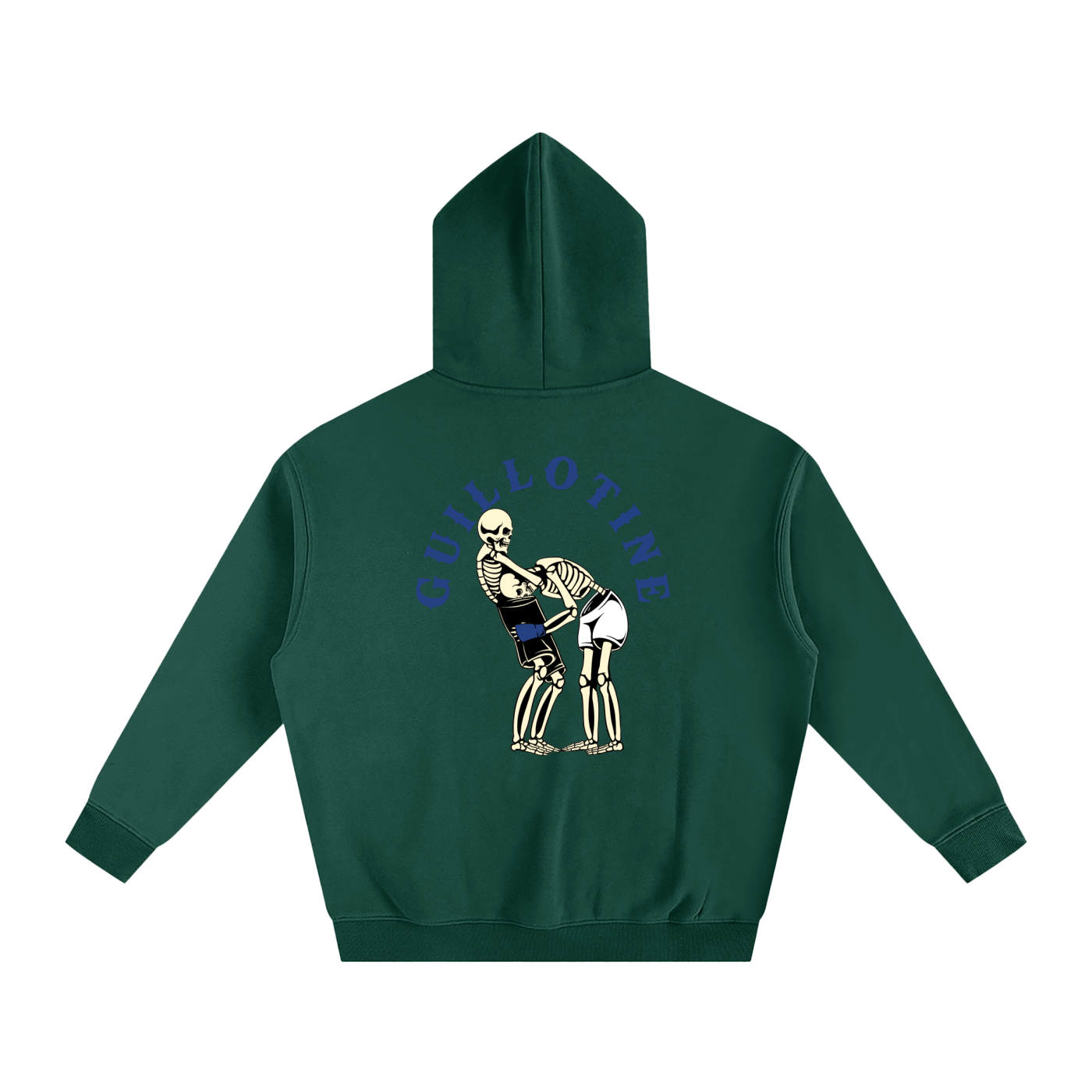 Guillotine Blue Text Hoodie - ARETE