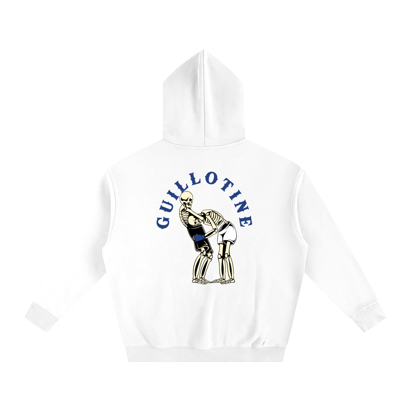 Guillotine Blue Text Hoodie - ARETE