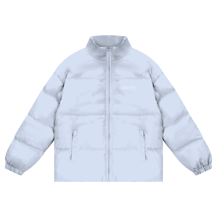 ARETE Unisex Zipper Puffer Coat - ARETE
