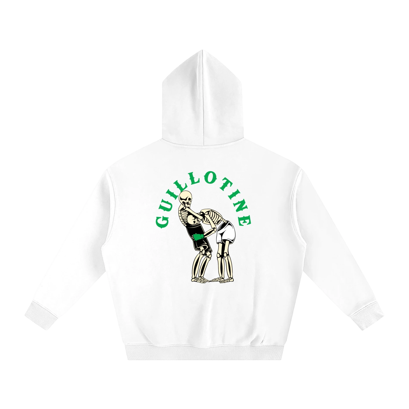 Guillotine Green Text Hoodie - ARETE