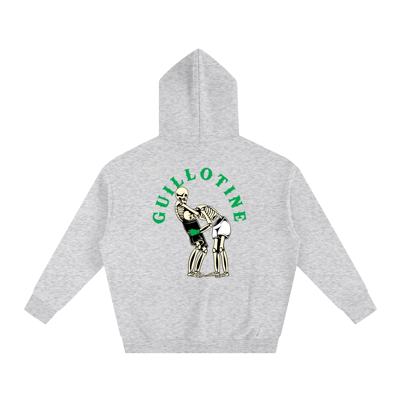 Guillotine Green Text Hoodie - ARETE
