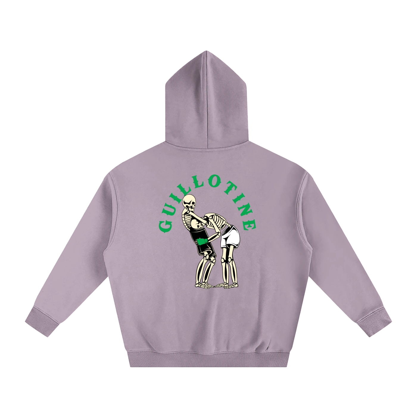 Guillotine Green Text Hoodie - ARETE
