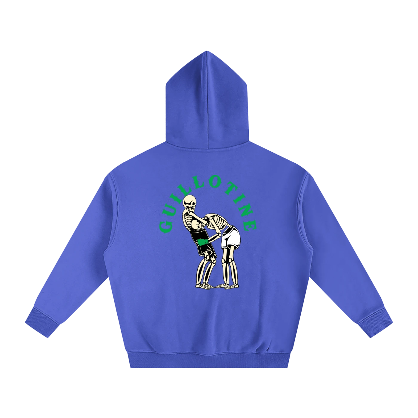 Guillotine Green Text Hoodie - ARETE