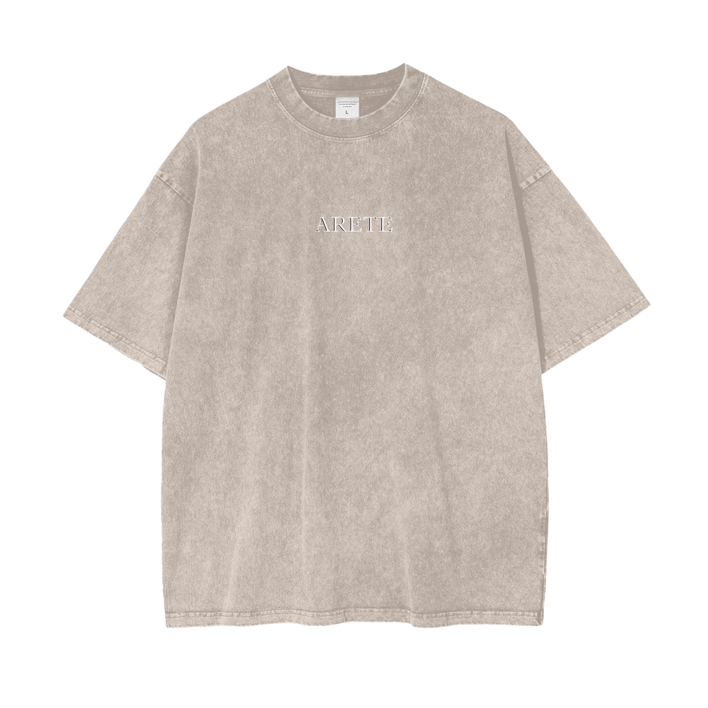 Guillotine Green Text T-shirt - ARETE