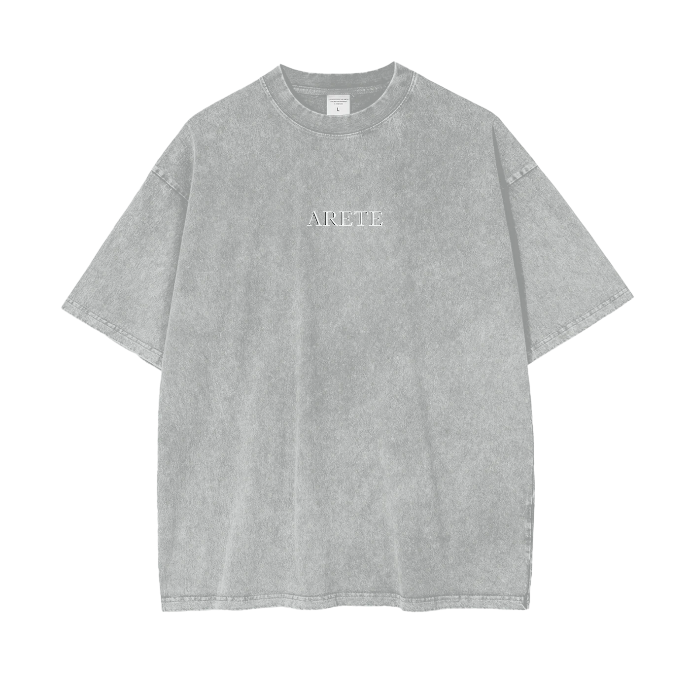 Guillotine Green Text T-shirt - ARETE