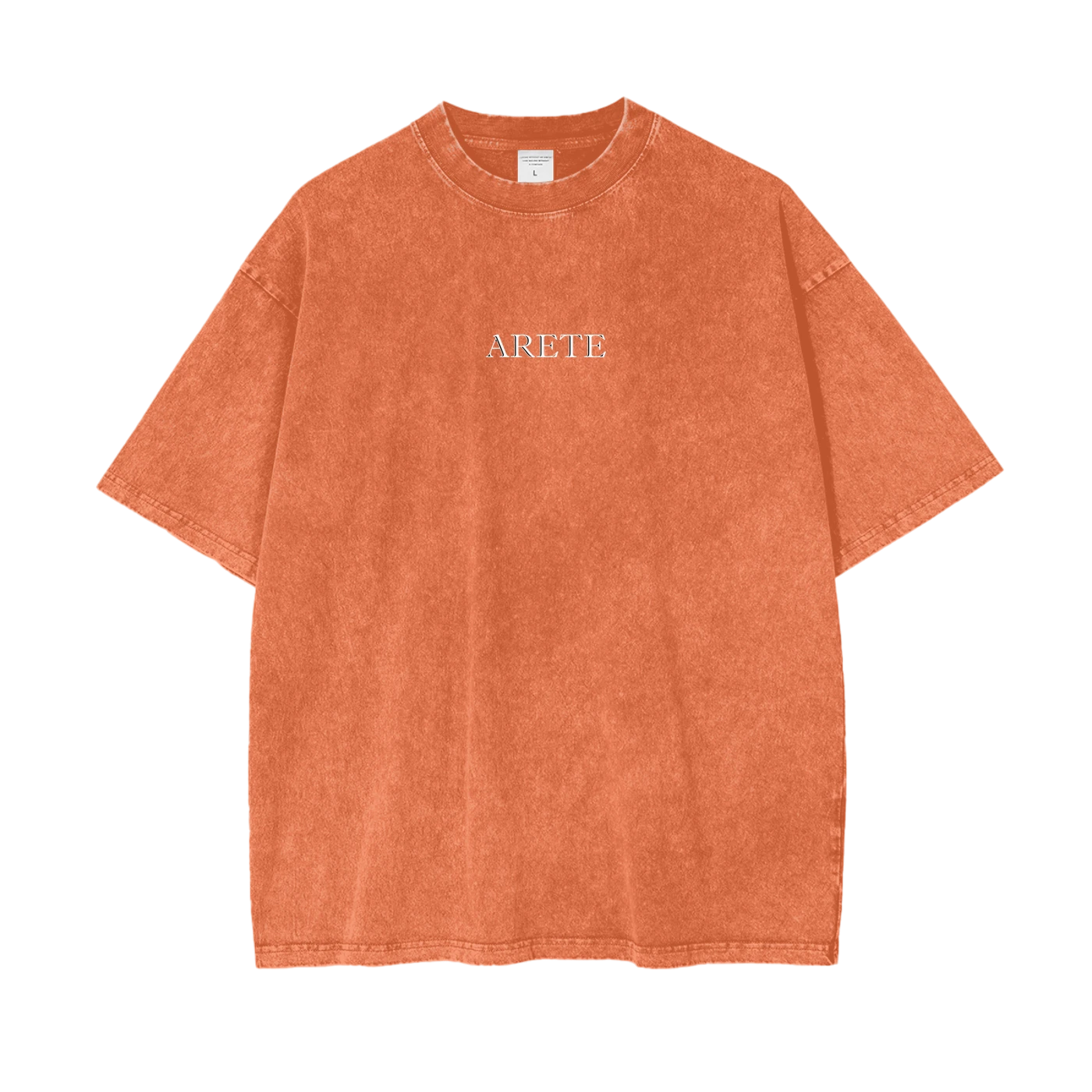 Guillotine Green Text T-shirt - ARETE