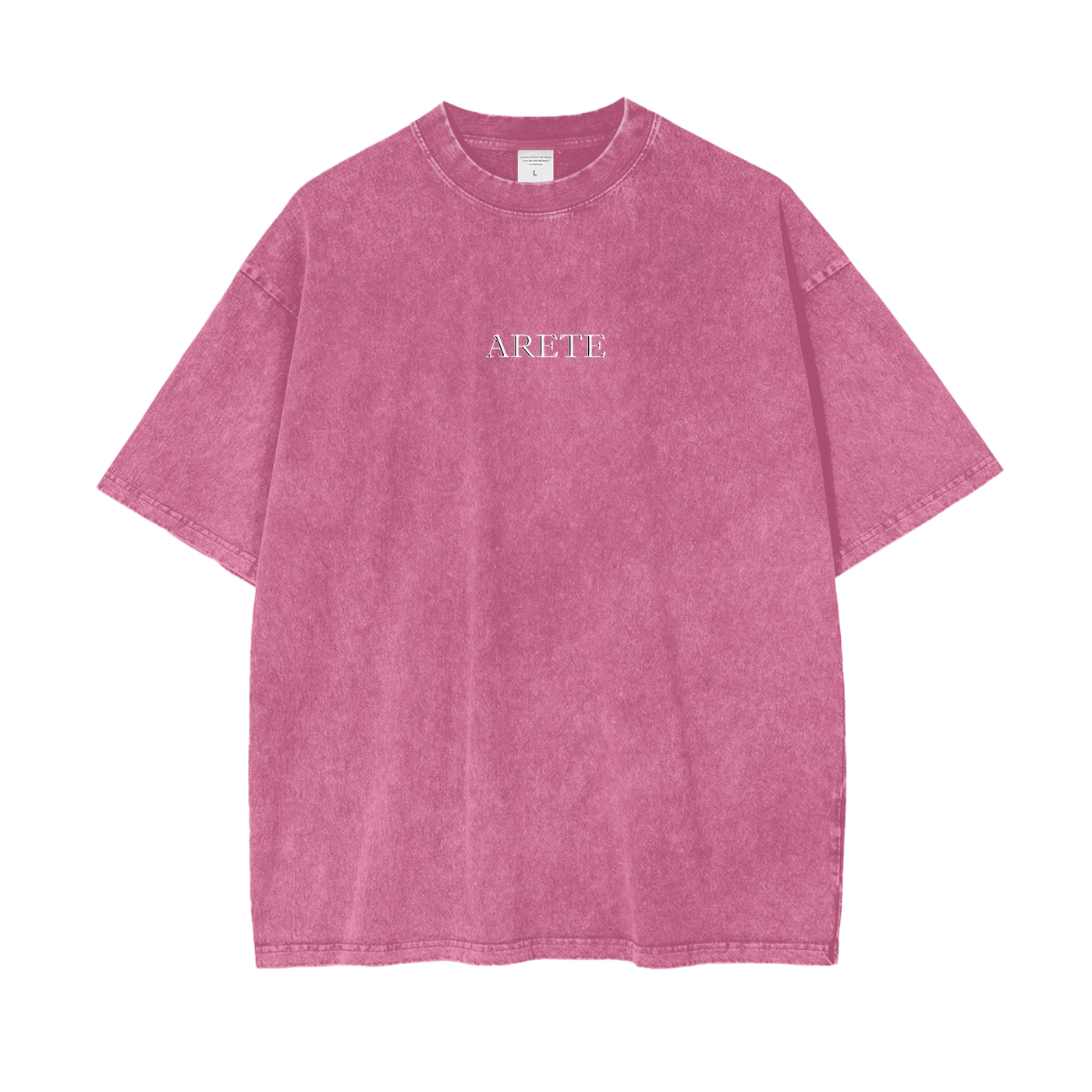 Guillotine Green Text T-shirt - ARETE