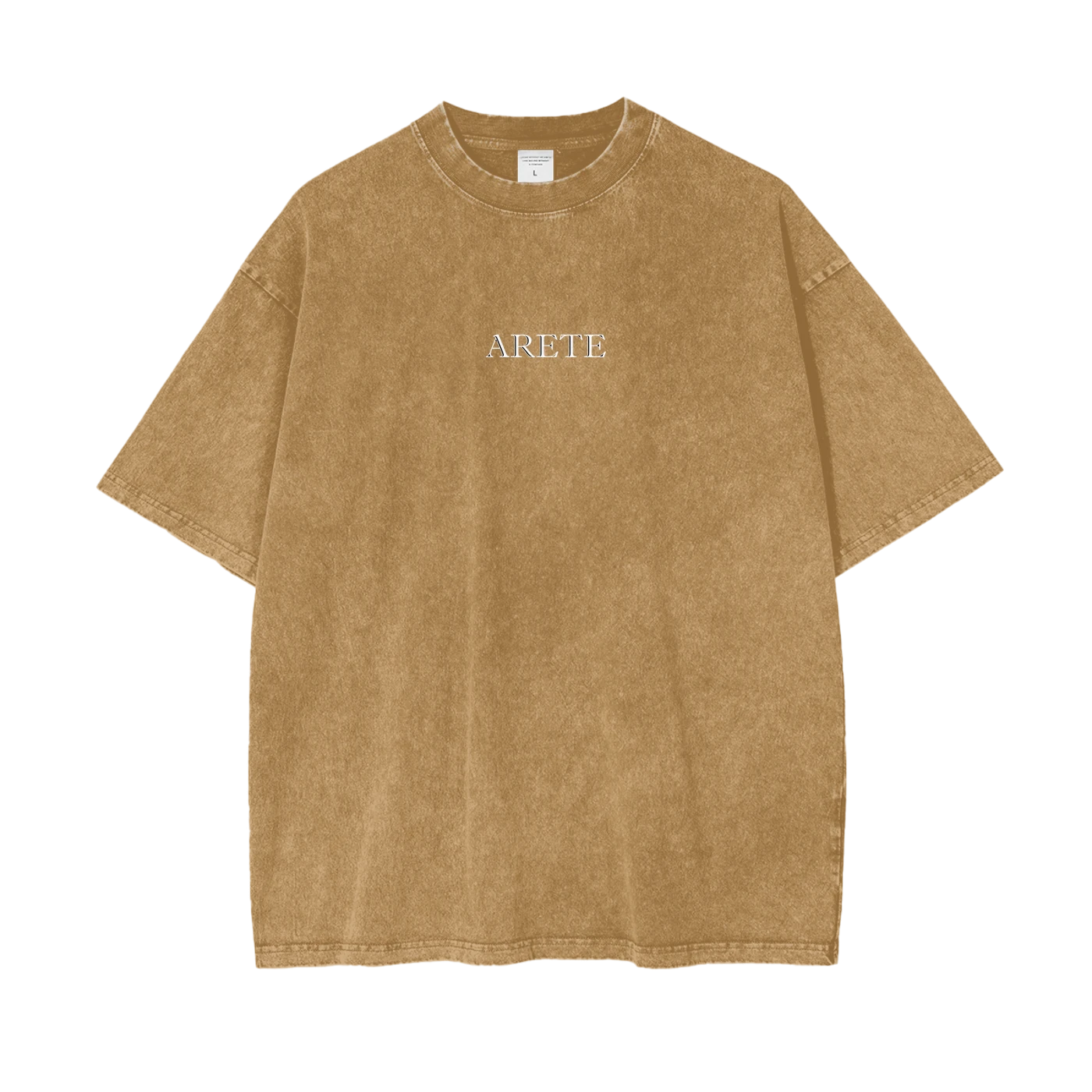 Guillotine Green Text T-shirt - ARETE