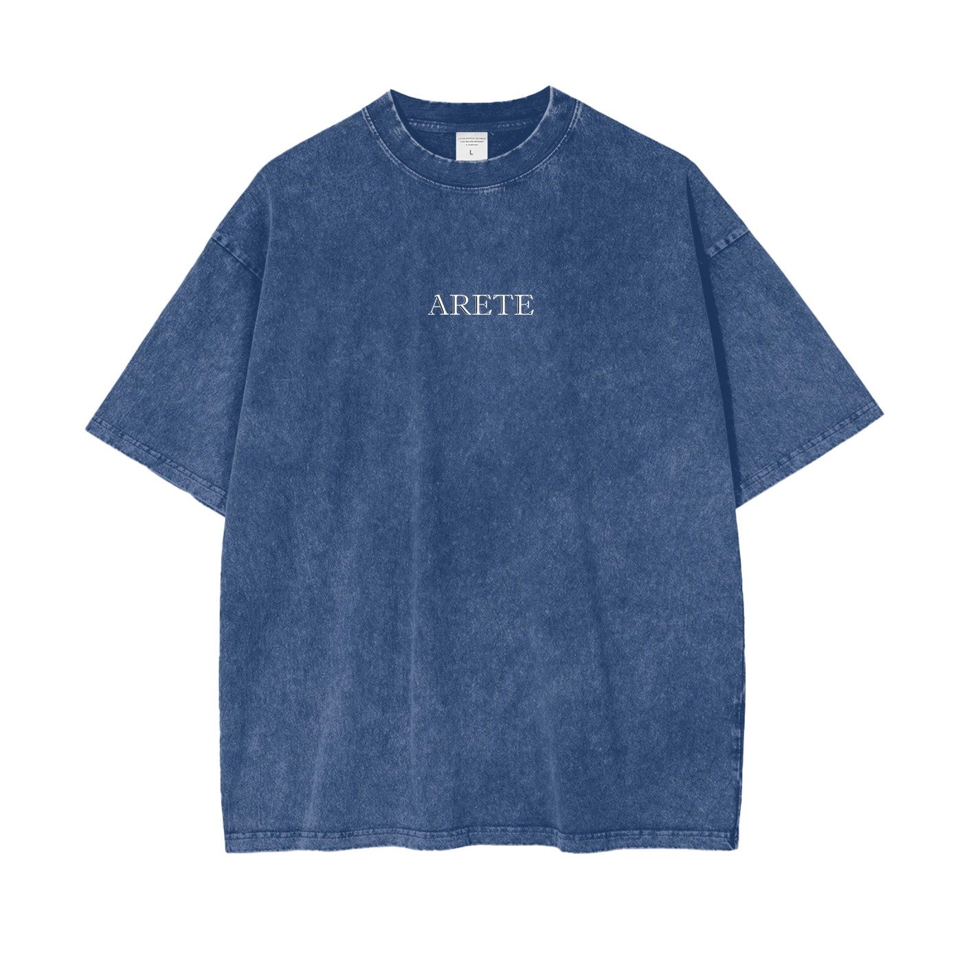 Guillotine Green Text T-shirt - ARETE