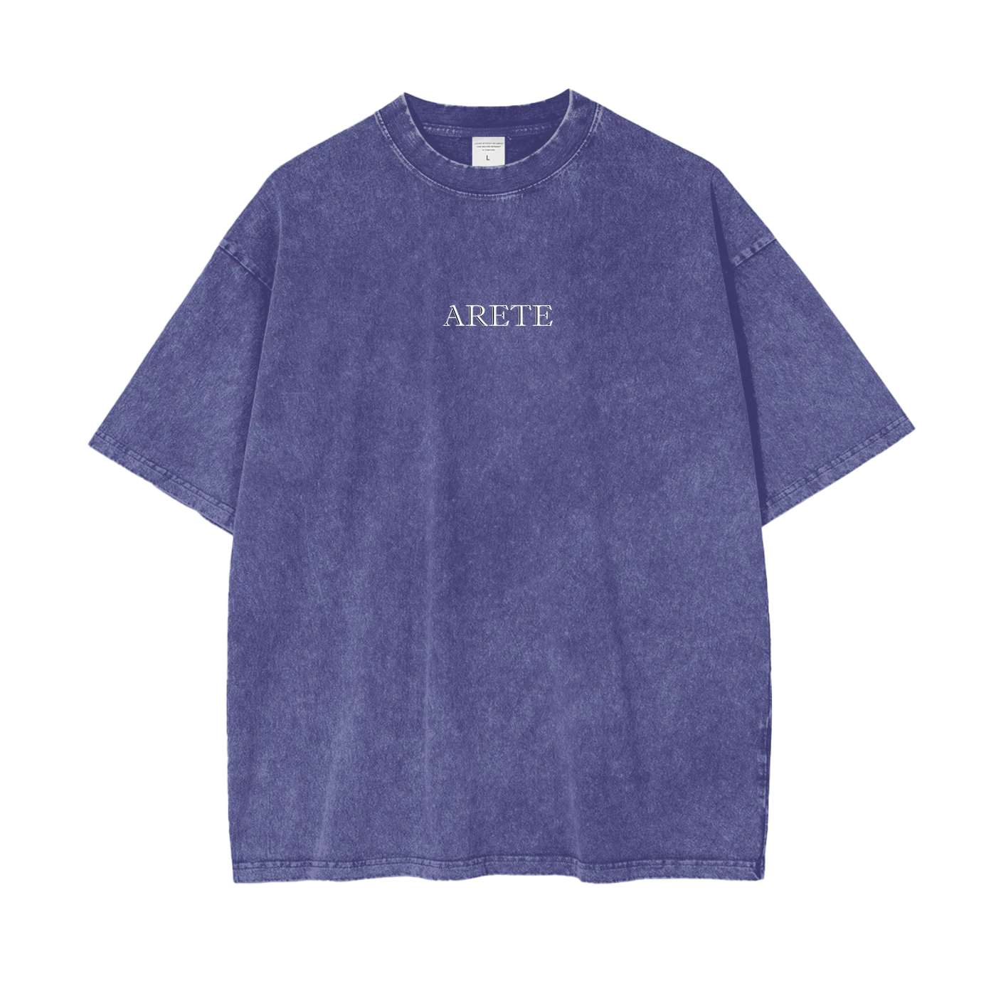 Guillotine Green Text T-shirt - ARETE