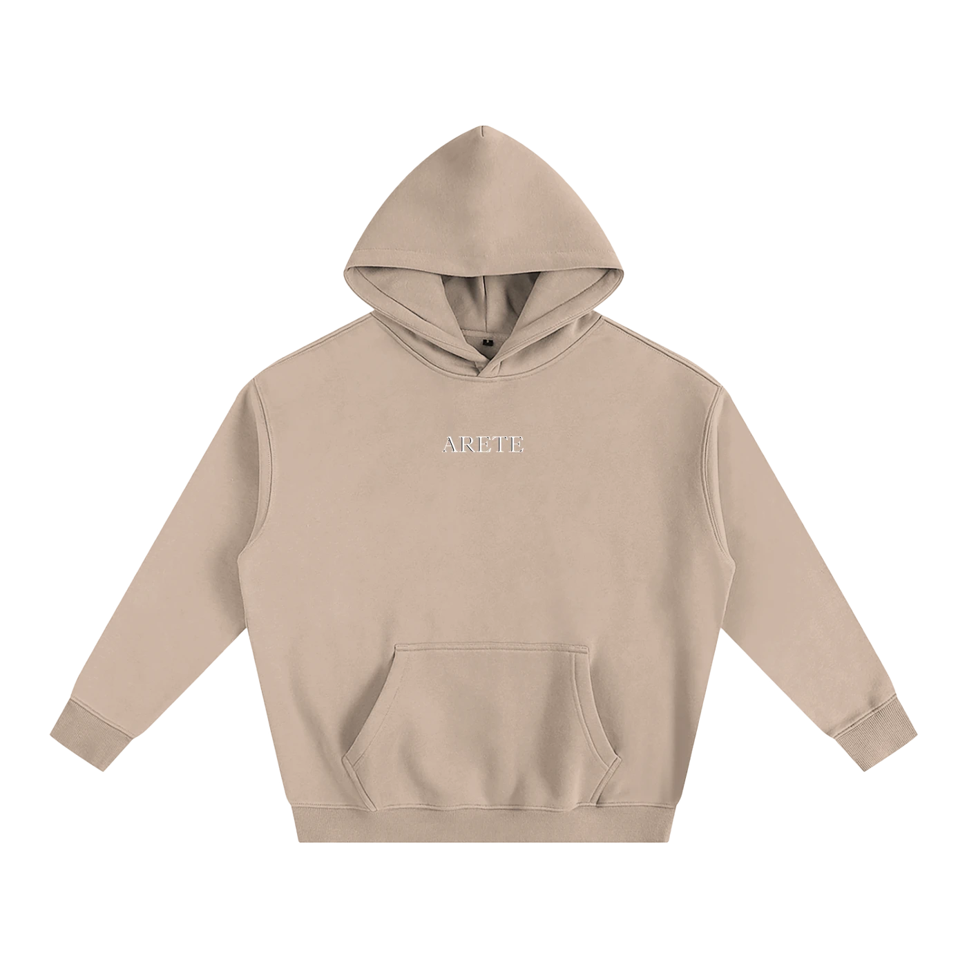 Heel Hook Black Text Hoodie - ARETE