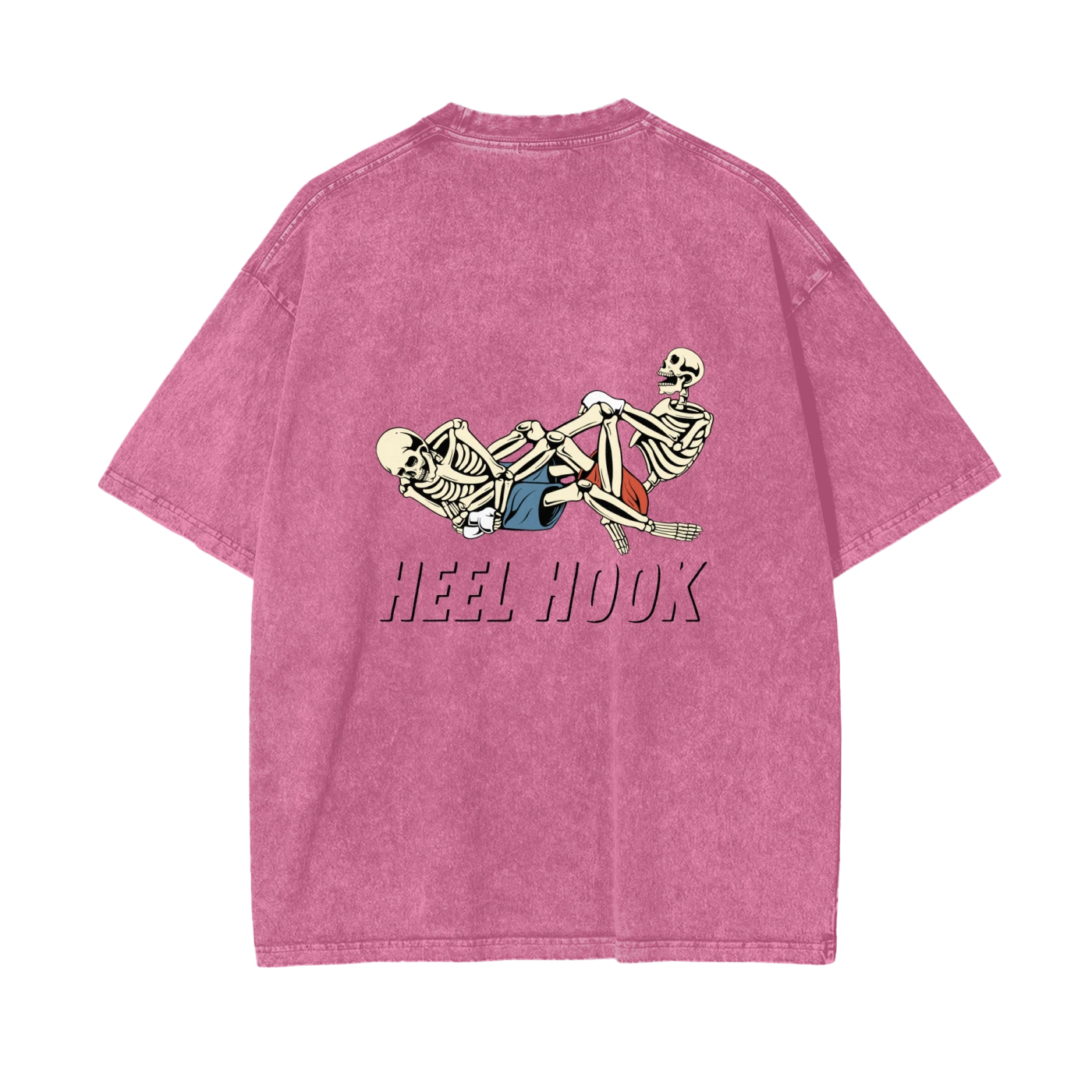 Heel Hook Black Text T-shirt - ARETE
