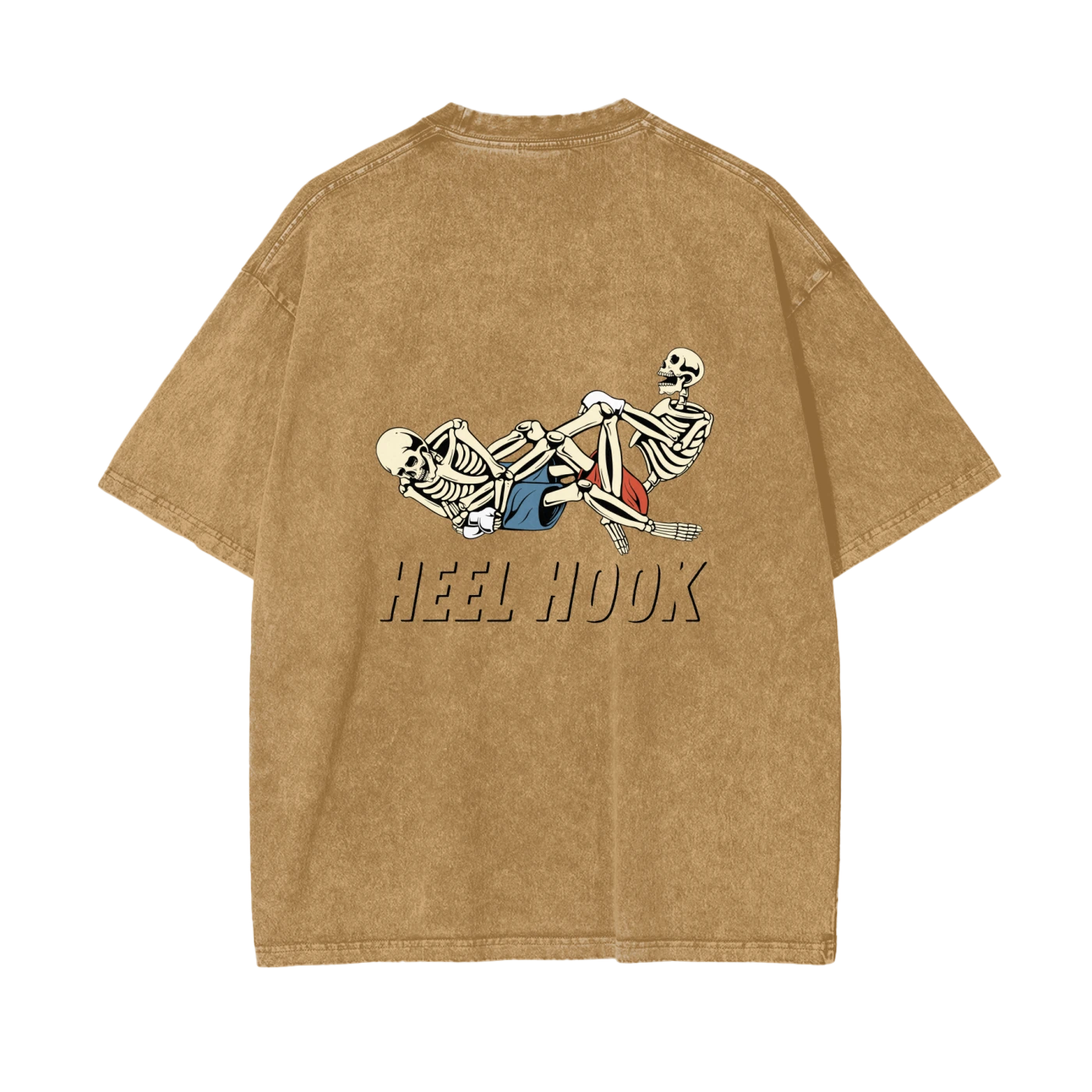 Heel Hook Black Text T-shirt - ARETE