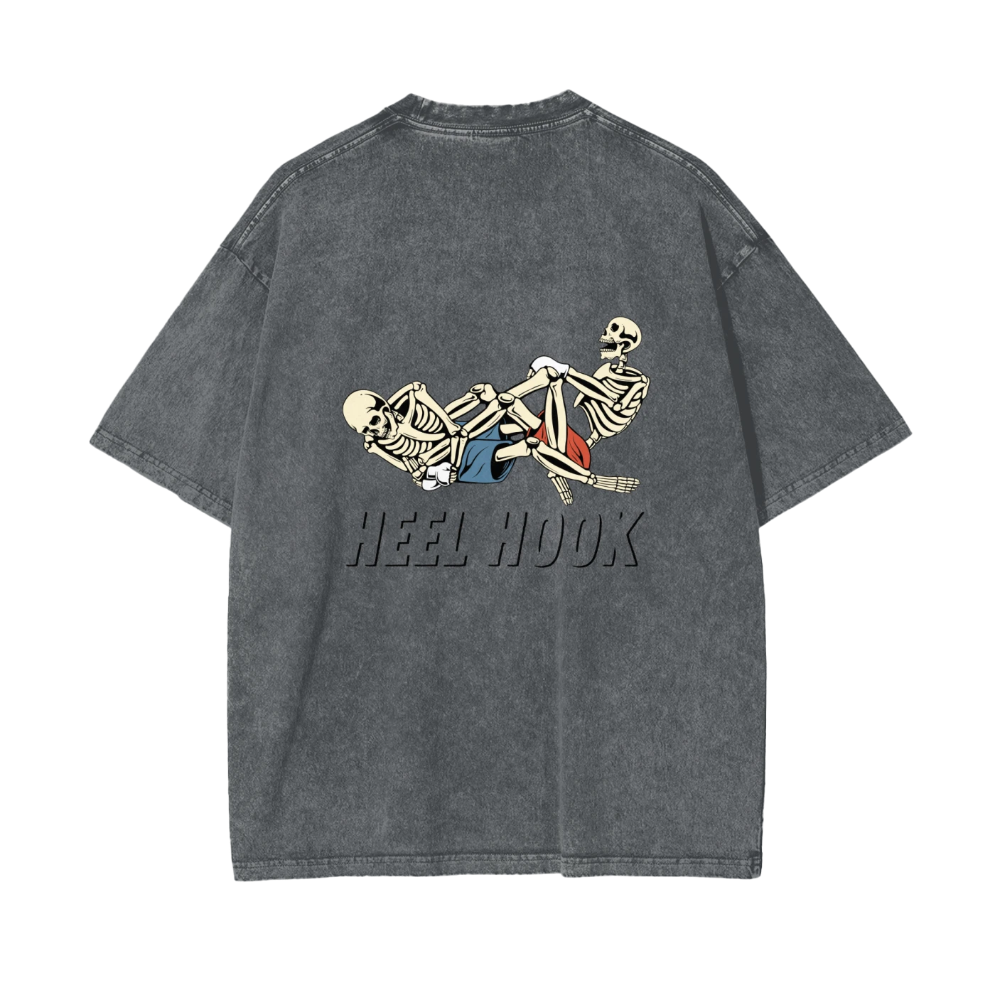 Heel Hook Black Text T-shirt - ARETE