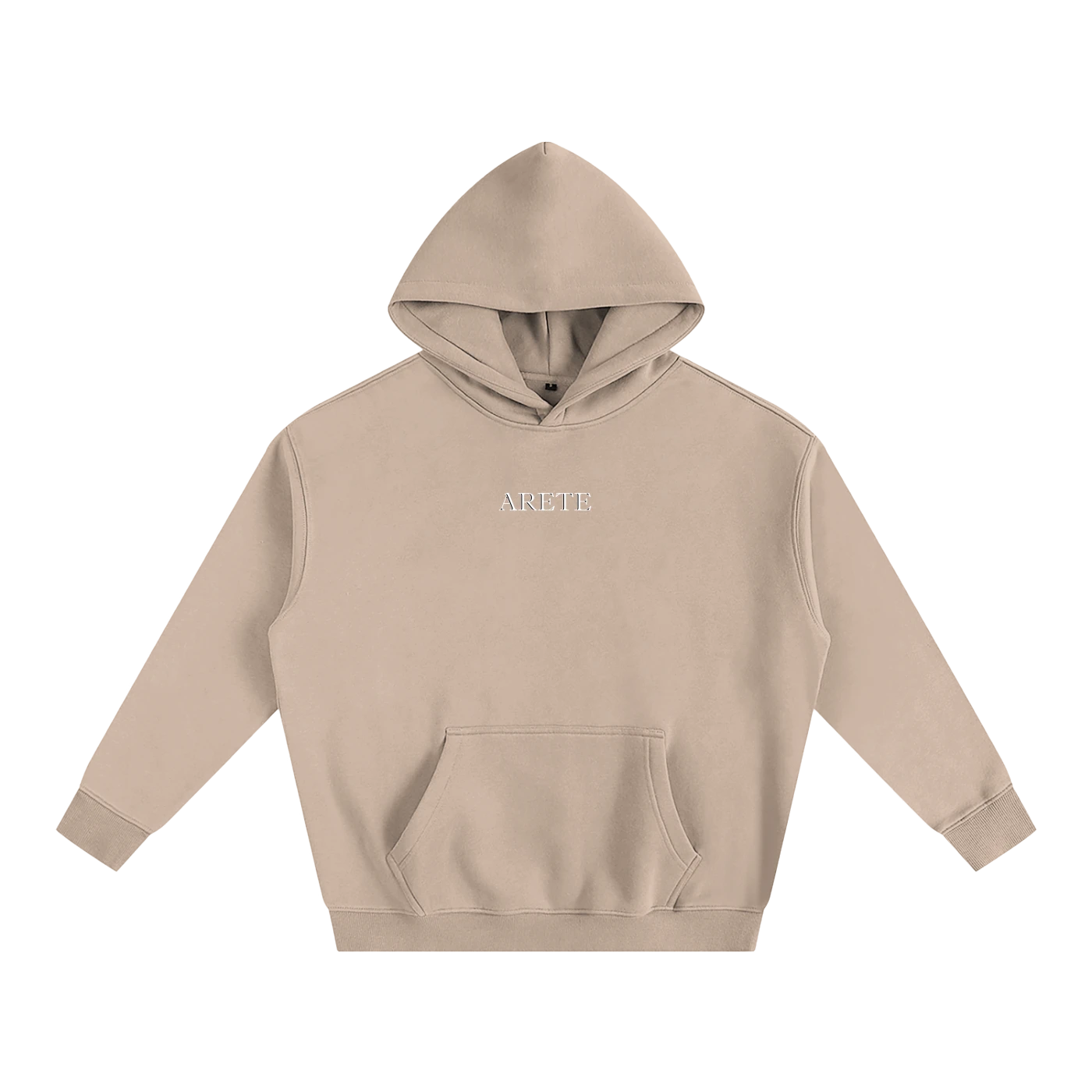 Heel Hook White Text Hoodie - ARETE
