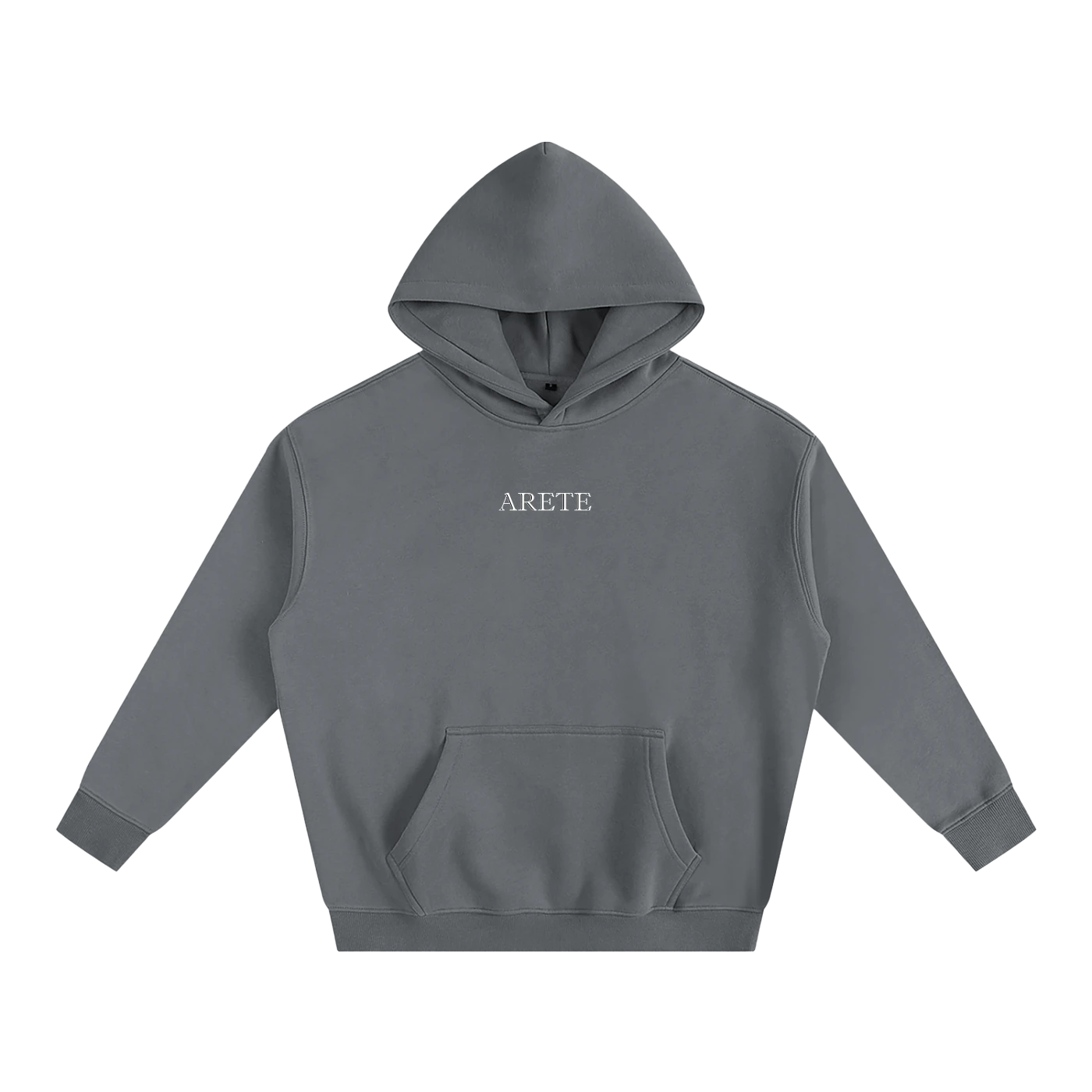 Heel Hook White Text Hoodie - ARETE