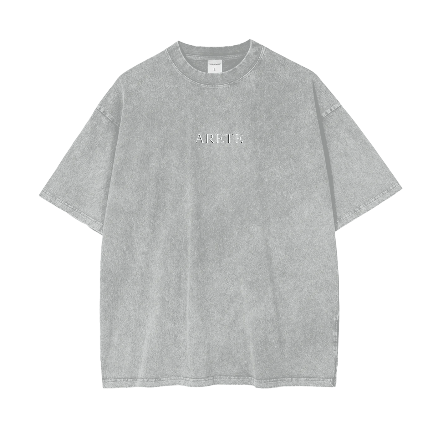 Heel Hook White Text T-shirt - ARETE
