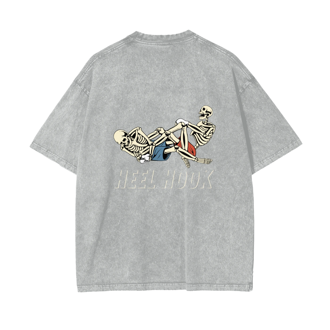 Heel Hook White Text T-shirt - ARETE