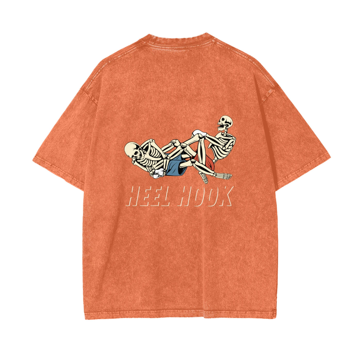 Heel Hook White Text T-shirt - ARETE