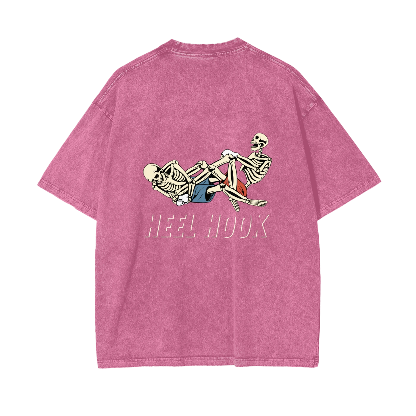 Heel Hook White Text T-shirt - ARETE