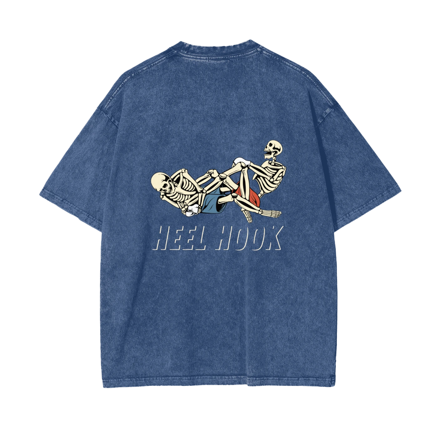 Heel Hook White Text T-shirt - ARETE