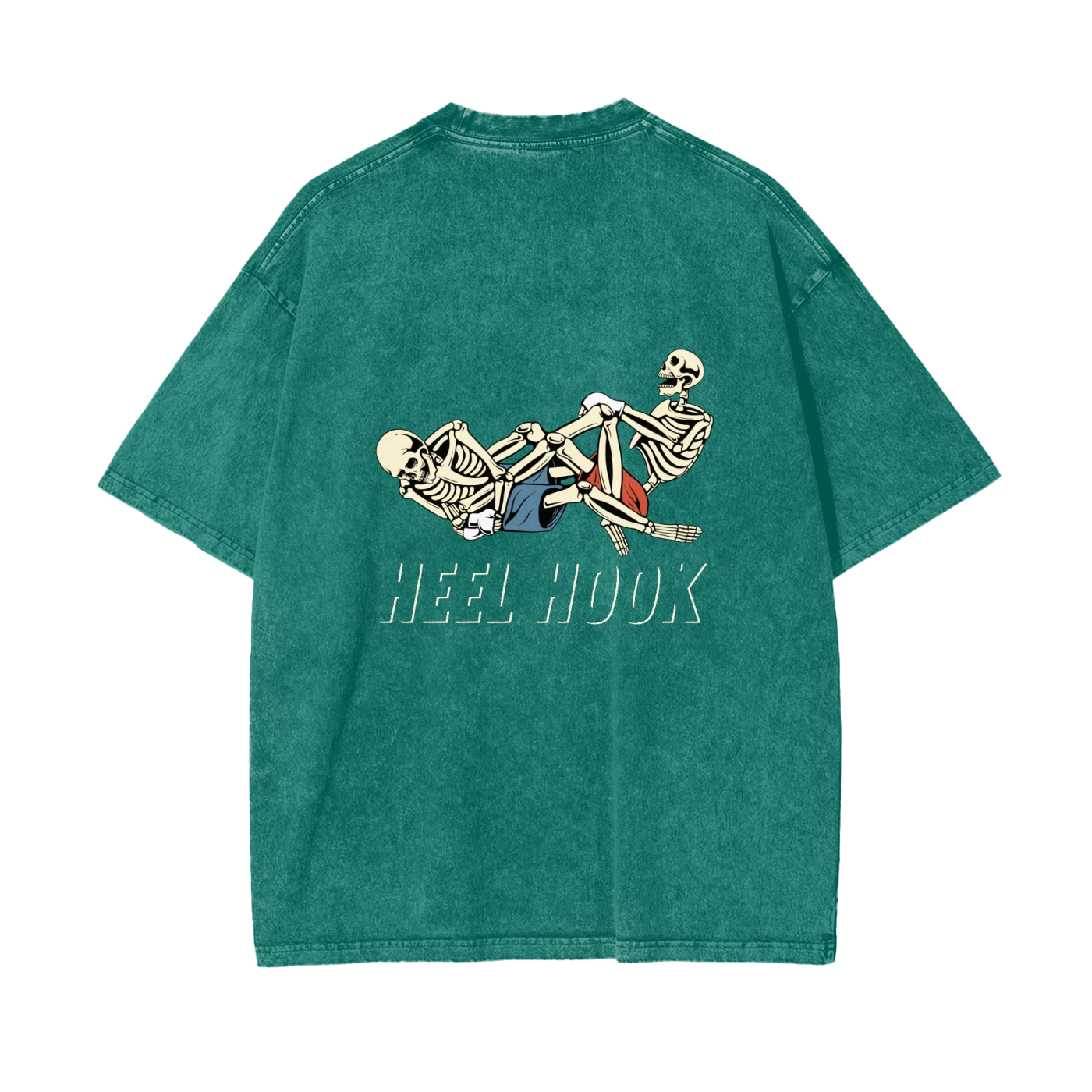 Heel Hook White Text T-shirt - ARETE