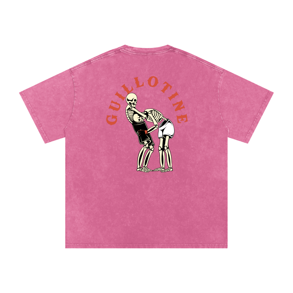 NEW - Guillotine Red Text T-Shirt - ARETE