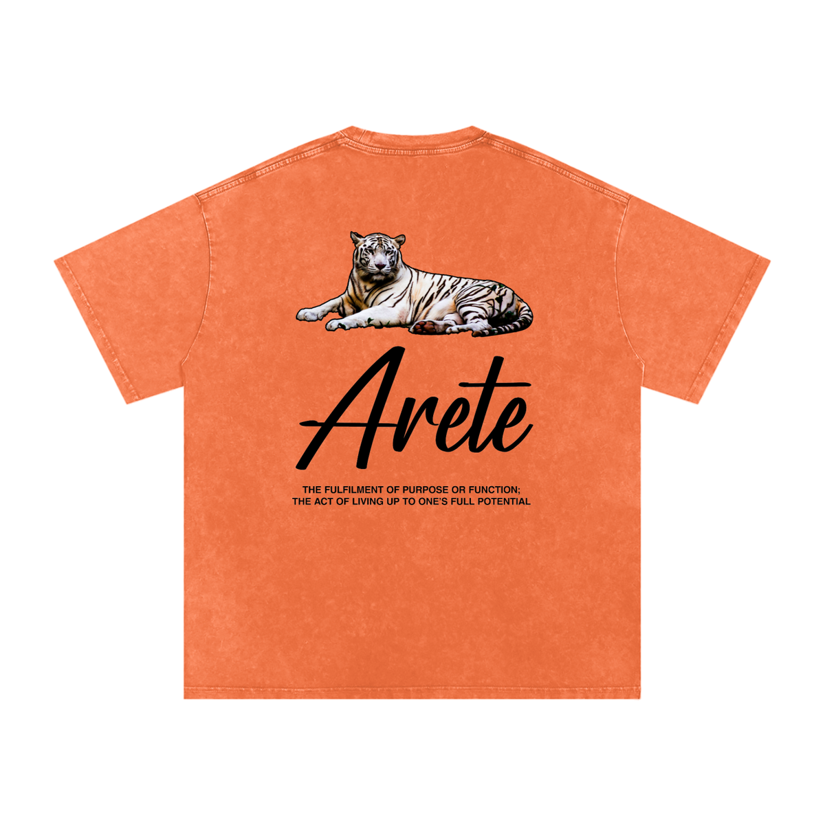 NEW - Signature Black Text T-Shirt - ARETE