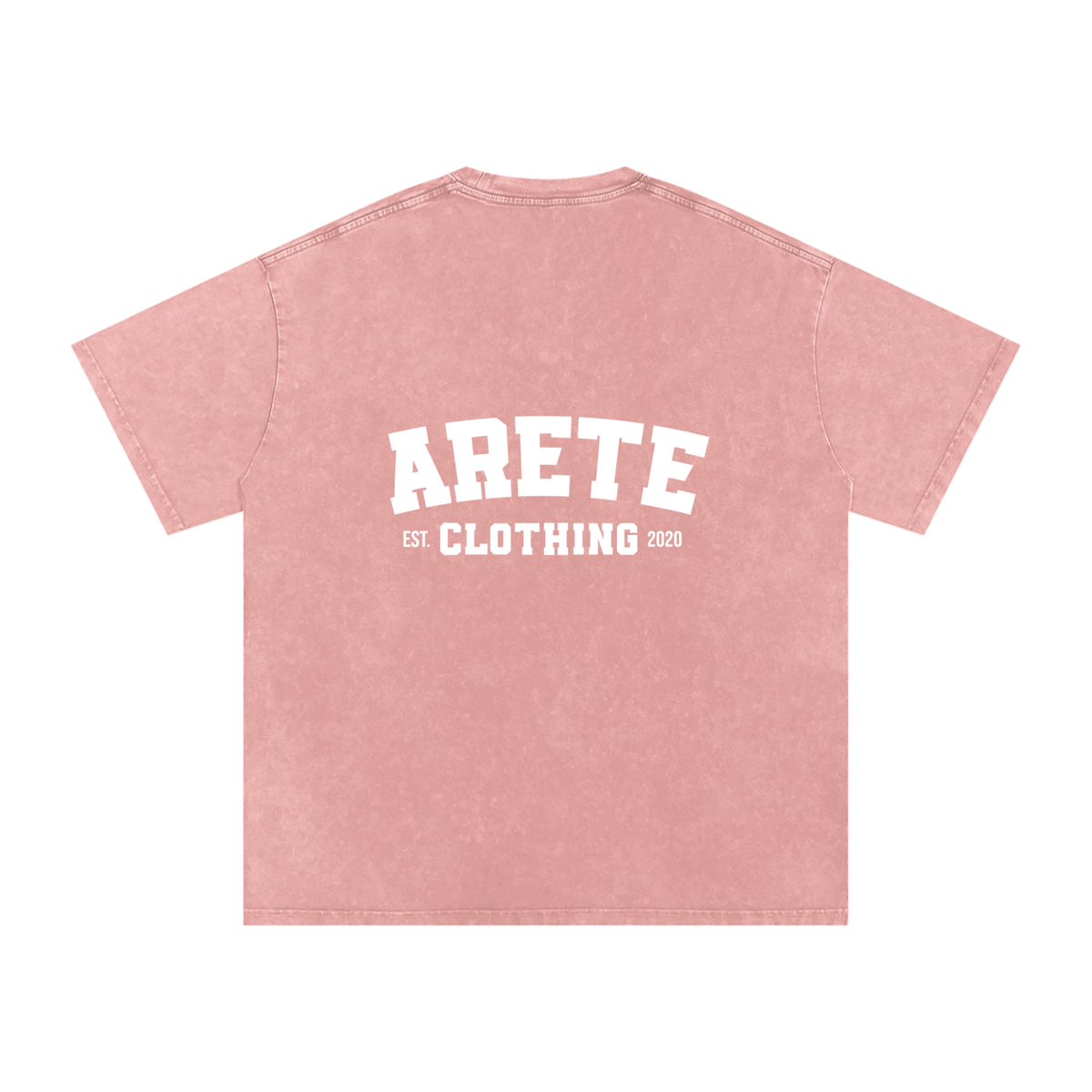 NEW - Classic White Text T-Shirt - ARETE