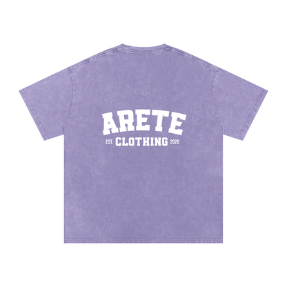 NEW - Classic White Text T-Shirt - ARETE
