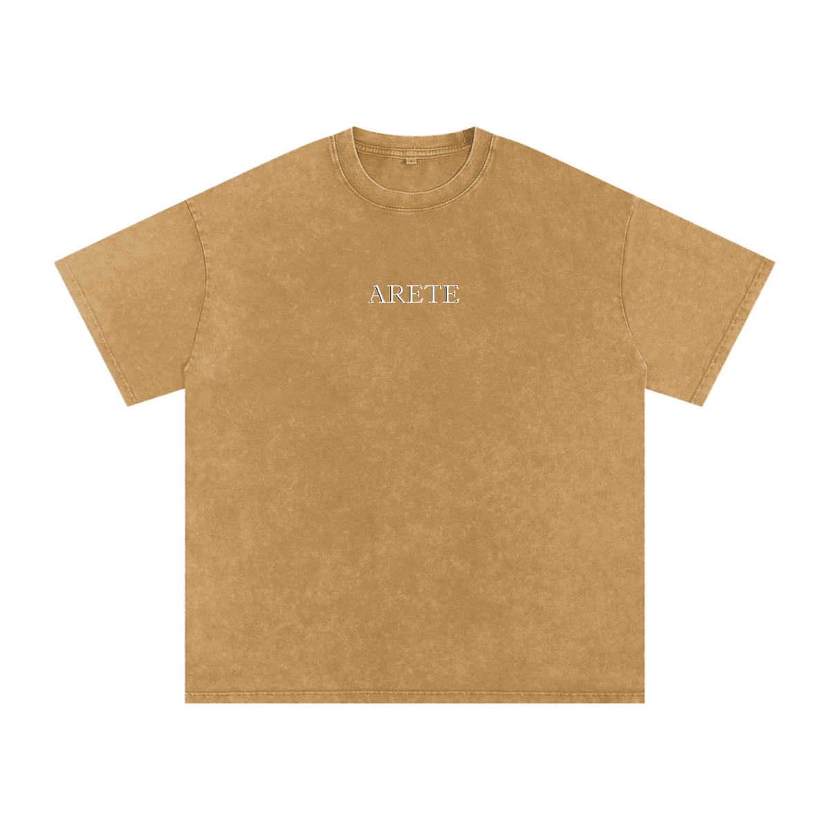 NEW - Classic Black Text T-Shirt - ARETE