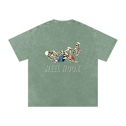 NEW - Heel Hook Beige Text T-Shirt - ARETE