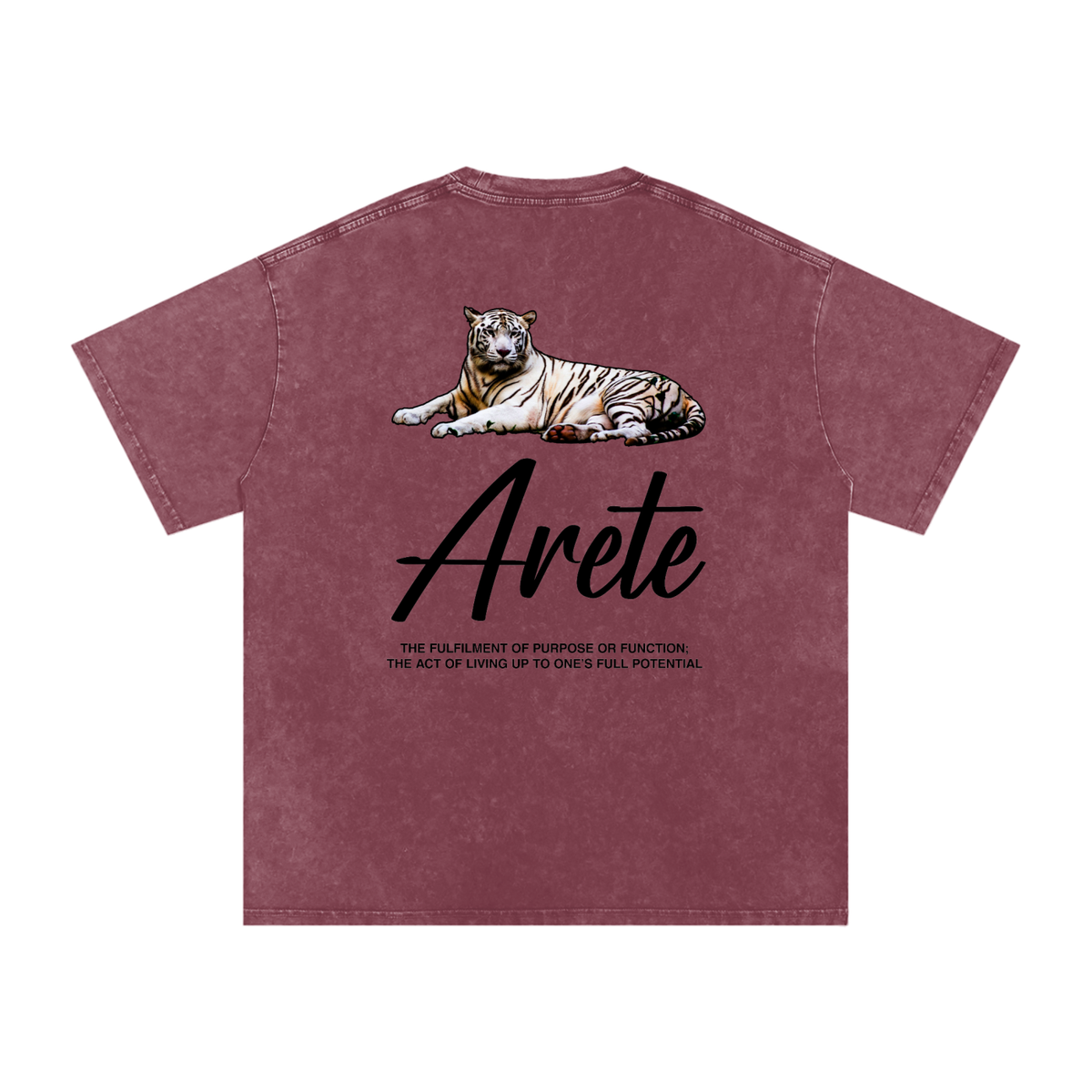 NEW - Signature Black Text T-Shirt - ARETE