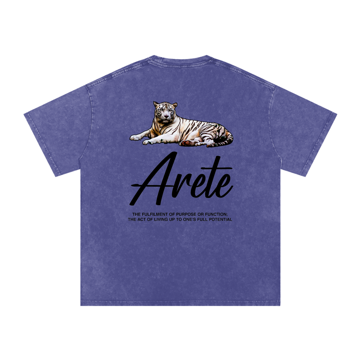 NEW - Signature Black Text T-Shirt - ARETE