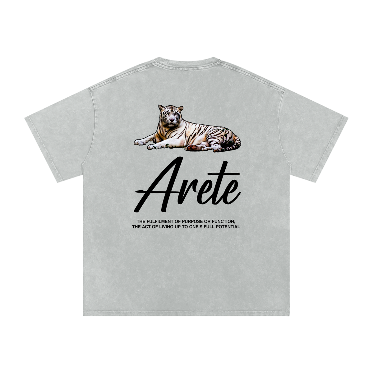 NEW - Signature Black Text T-Shirt - ARETE