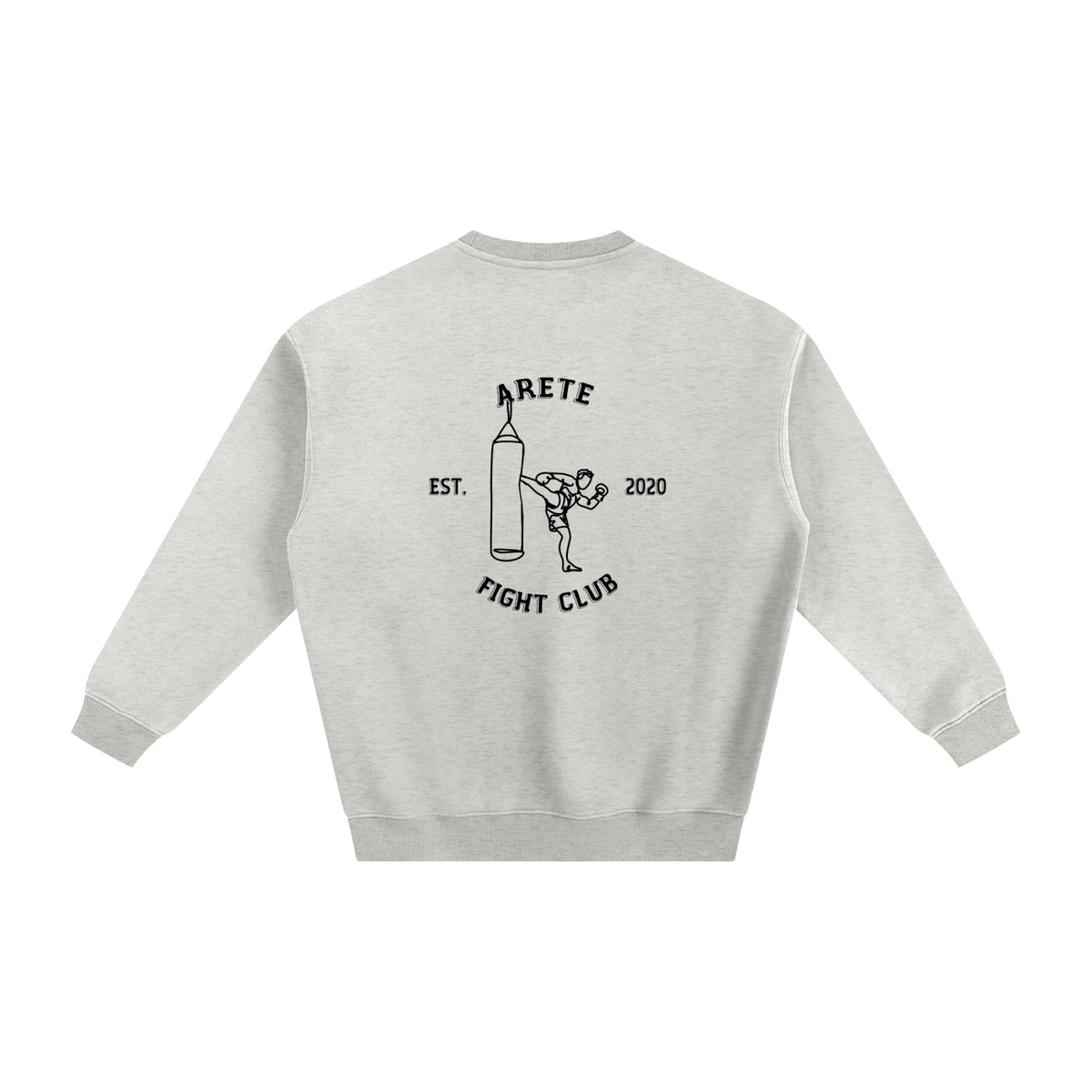 Fight Club Black Text Sweatshirt - ARETE