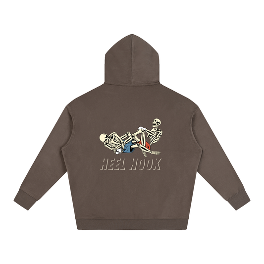 New - Heel Hook Beige Text Hoodie - ARETE