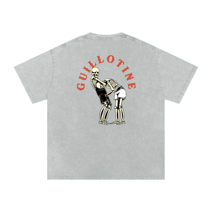 NEW - Guillotine Red Text T-Shirt - ARETE