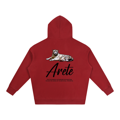 New - Signature Black Text Hoodie - ARETE