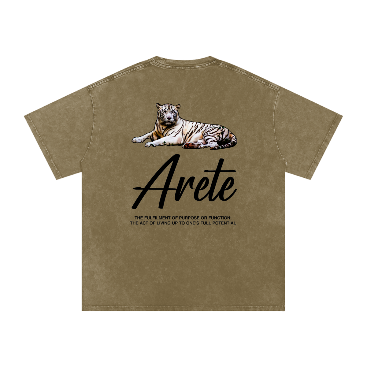 NEW - Signature Black Text T-Shirt - ARETE
