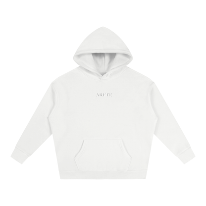 New - Signature Black Text Hoodie - ARETE