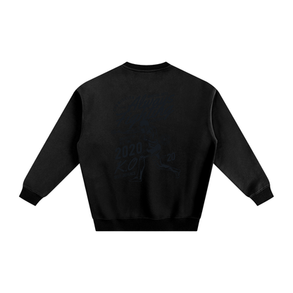 Always Fighting Black Text Sweatshirt - ARETE