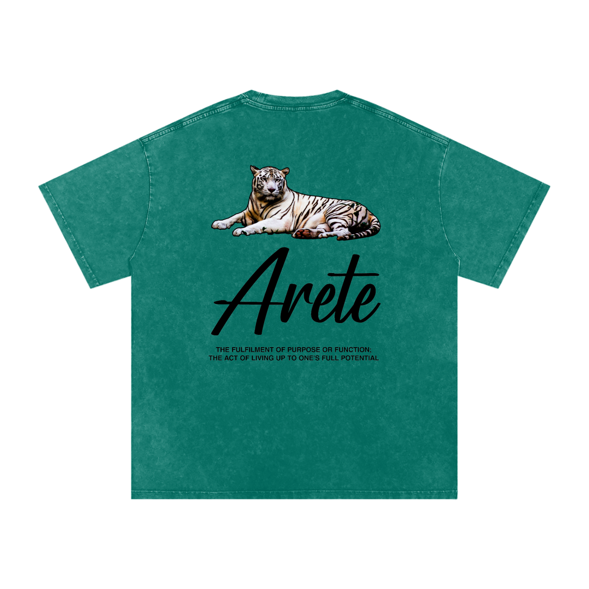 NEW - Signature Black Text T-Shirt - ARETE