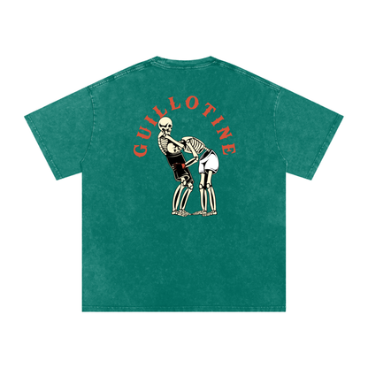 NEW - Guillotine Red Text T-Shirt - ARETE