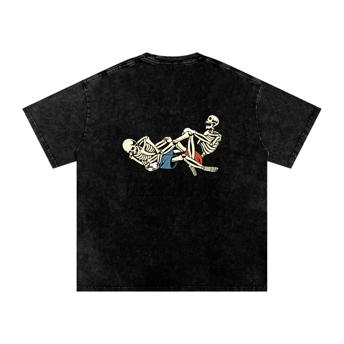 NEW - Heel Hook Black Text T-Shirt - ARETE