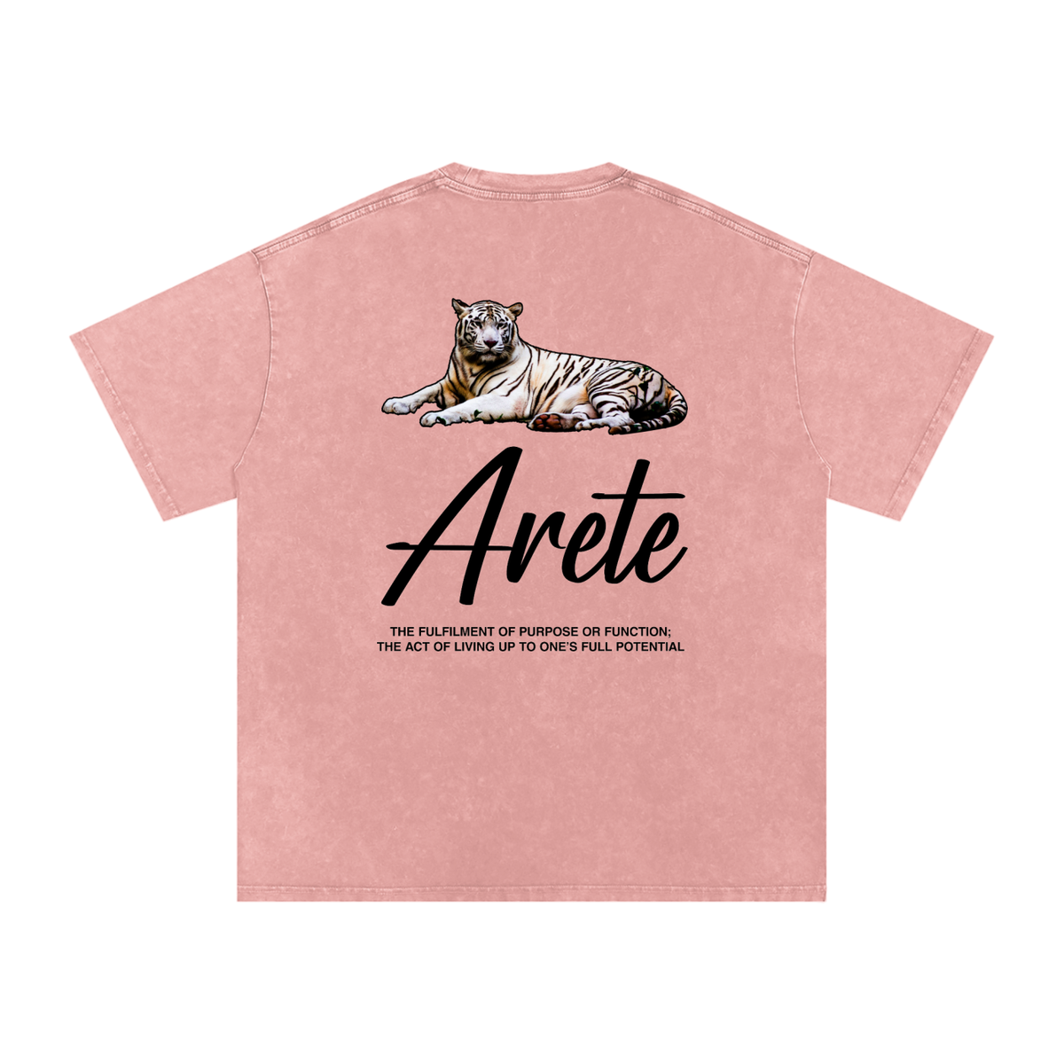 NEW - Signature Black Text T-Shirt - ARETE