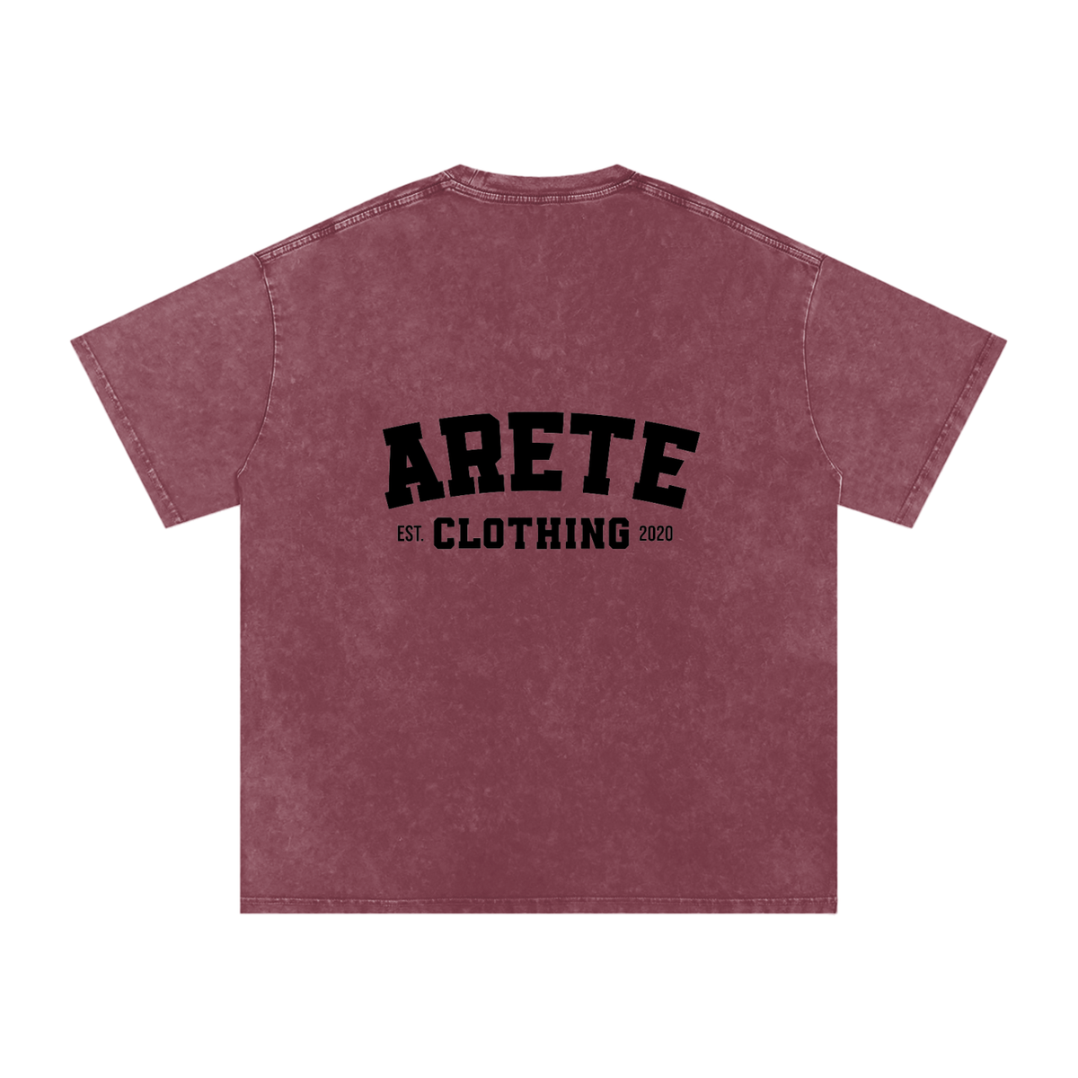 NEW - Classic Black Text T-Shirt - ARETE