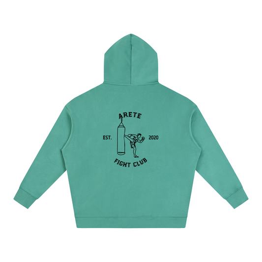 New - Fight Club Black Text Hoodie - ARETE